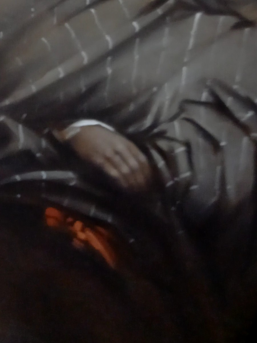 Francois Sasmayoux. Large Orientalist Pastel Titled: At Mogador-photo-3
