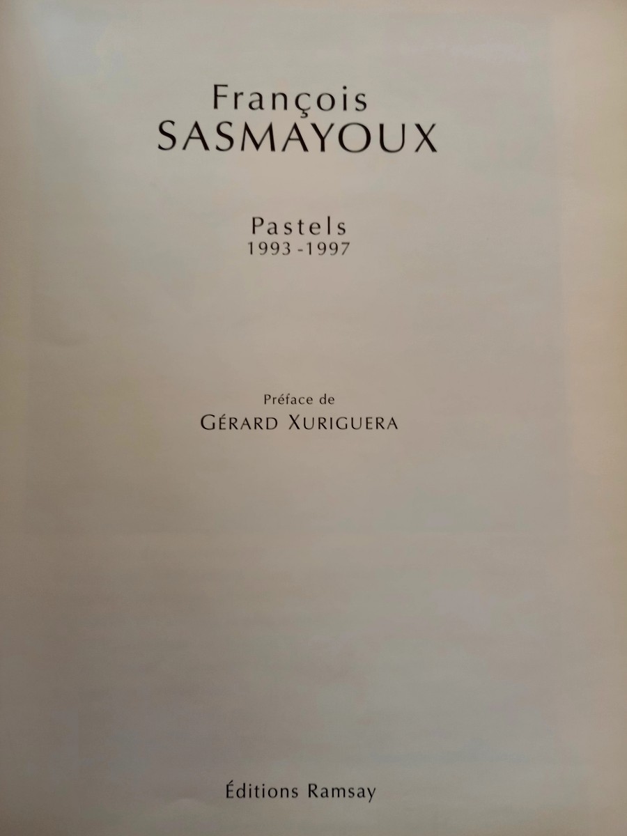 Francois Sasmayoux. Large Orientalist Pastel Titled: At Mogador-photo-4