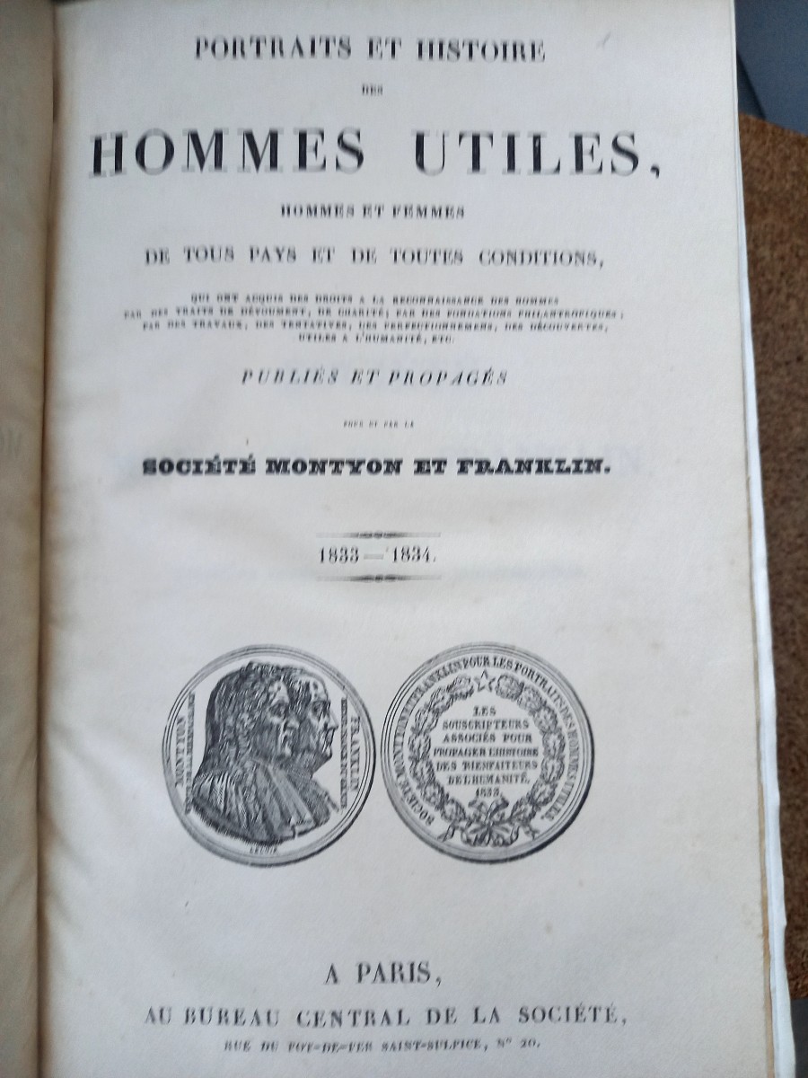 Portraits et histoire des hommes utiles . Hommes et femmes de toutes conditions . 1836-1837-photo-4