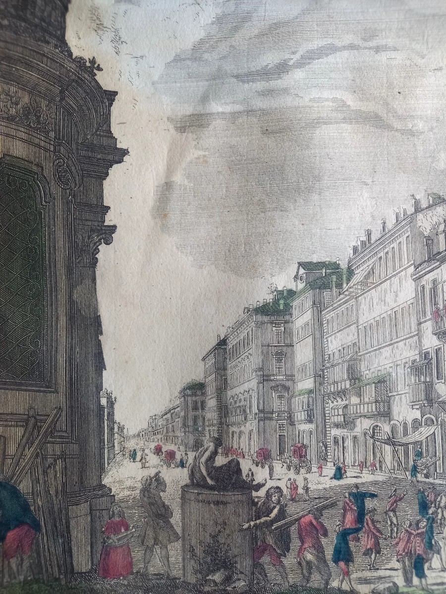 Gb Piranesi; View Of The Royal Academy Of Painting And Sculpture -photo-1