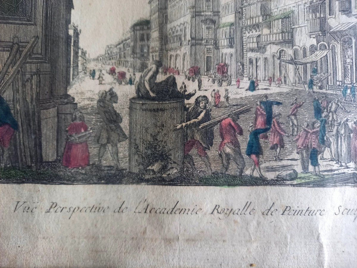 Gb Piranesi; View Of The Royal Academy Of Painting And Sculpture -photo-3