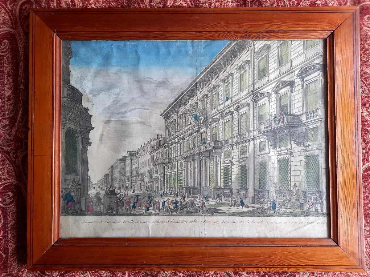 Gb Piranesi; View Of The Royal Academy Of Painting And Sculpture 