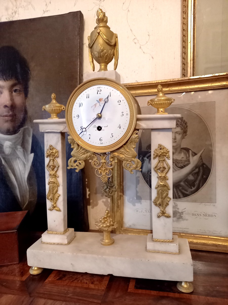 Directoire Portico Clock 