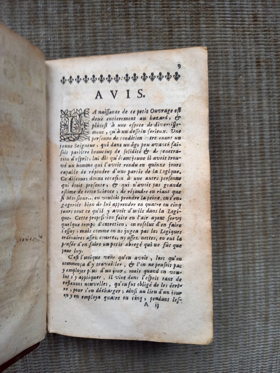   1682 . La logique  ou l'art de penser -photo-4