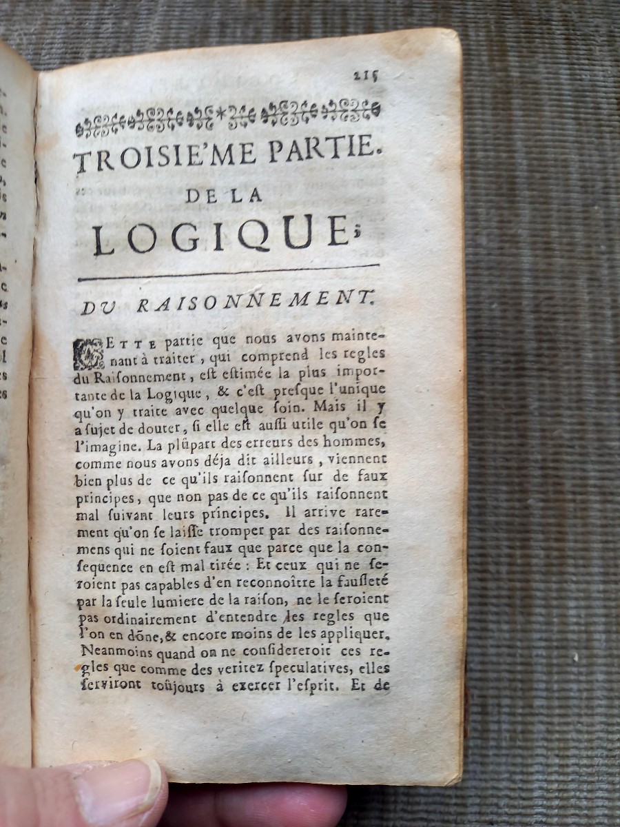   1682 . La logique  ou l'art de penser -photo-4