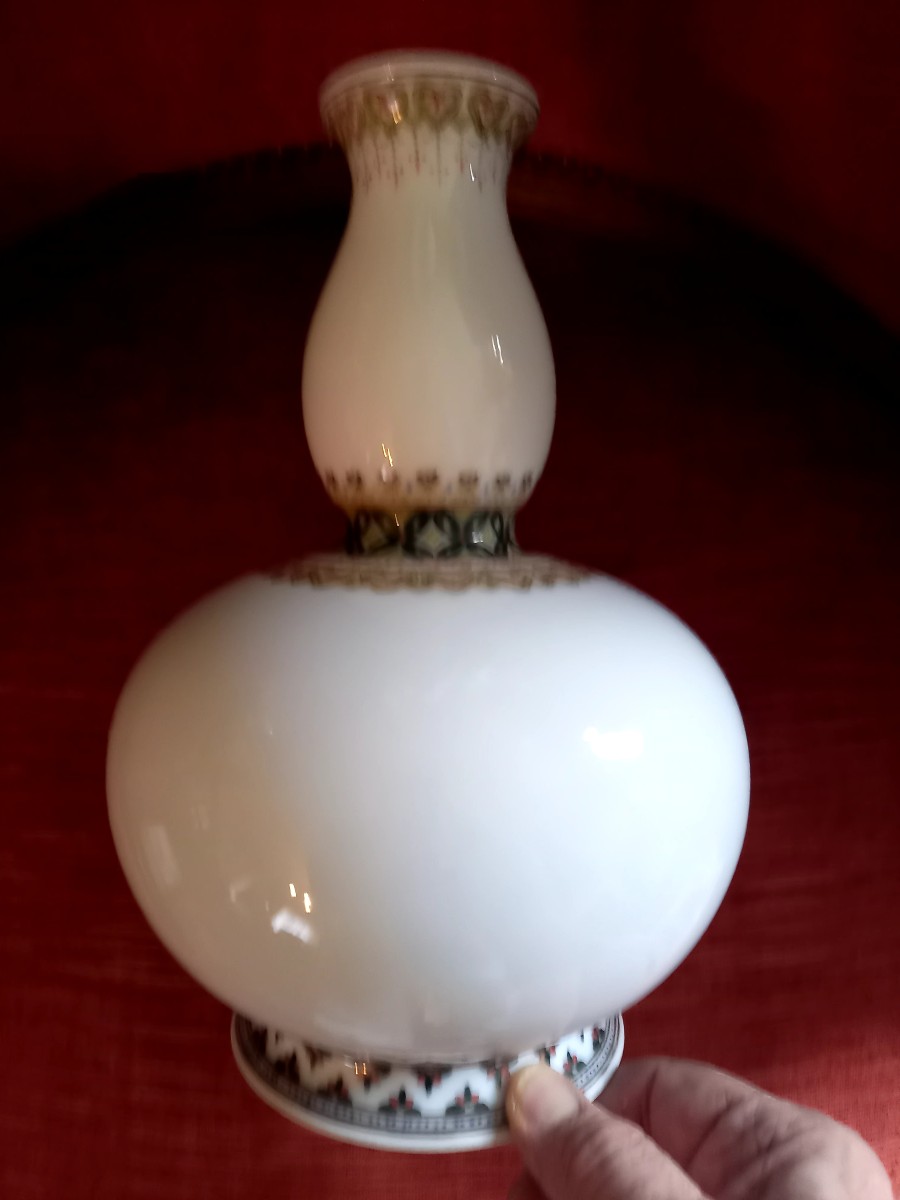 20th-century Japanese Porcelain Gourd Vase? -photo-4