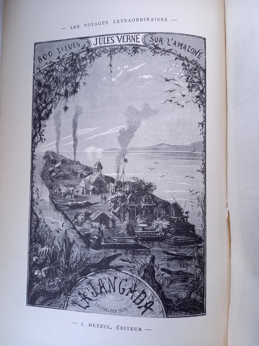 Jules Verne. Hertzel Editions. Jaganda. 800 Places On The Amazon -photo-4