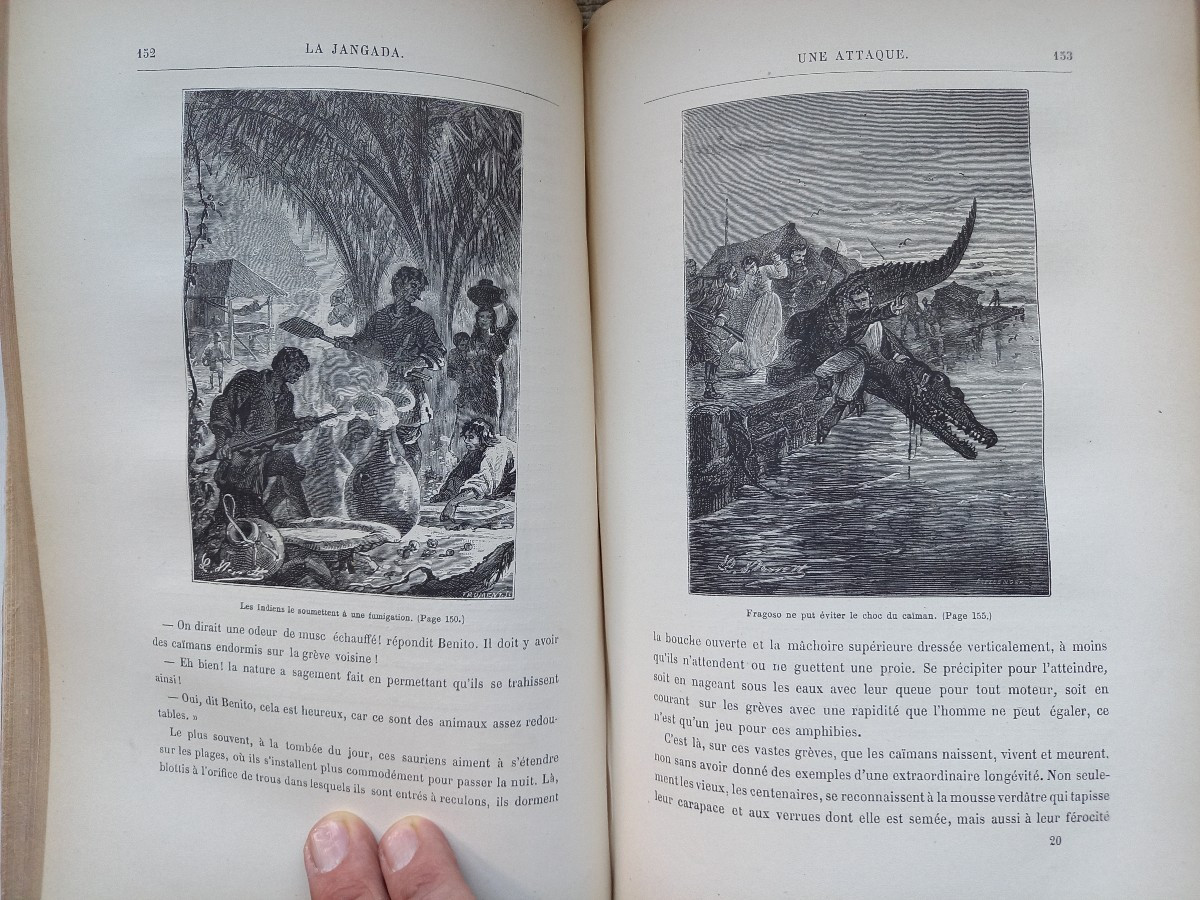 Jules Verne. Hertzel Editions. Jaganda. 800 Places On The Amazon -photo-4
