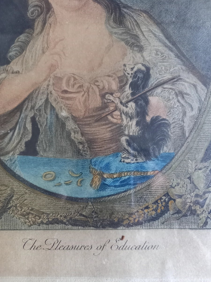 Louis Marin. 1777. The Pleasure Of Education. Late 18th-century Frame. -photo-4