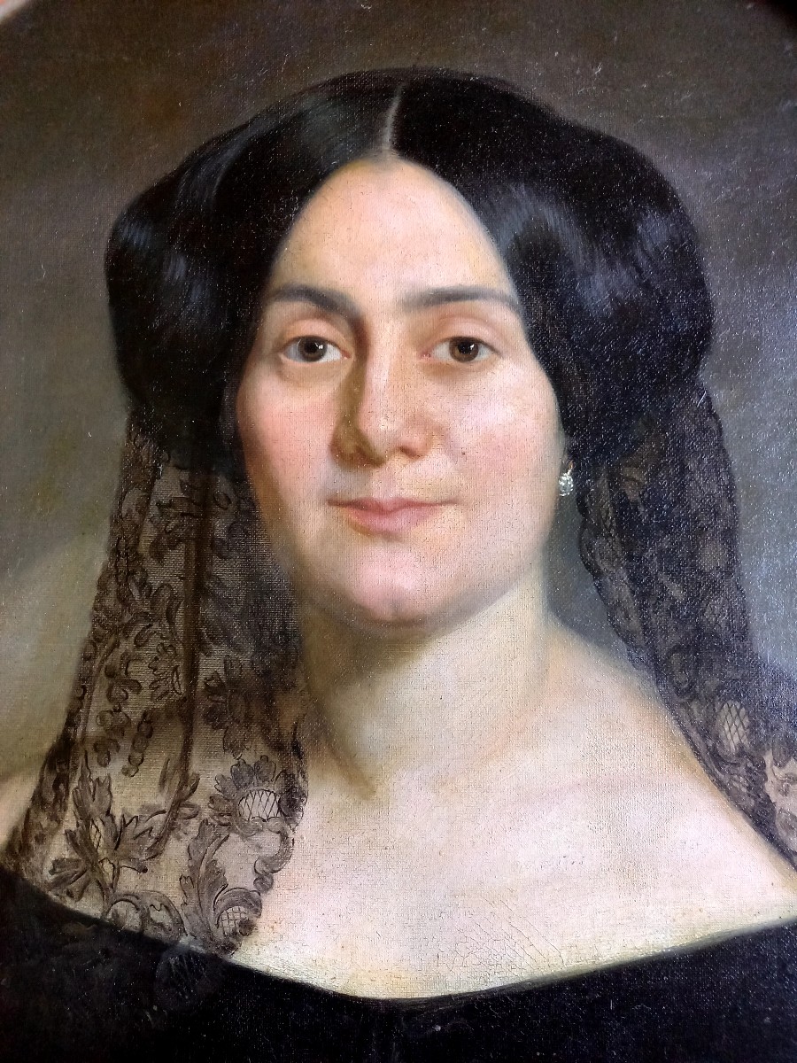 Entourage de Georges Sand,  portrait de femme vers 1860-photo-4