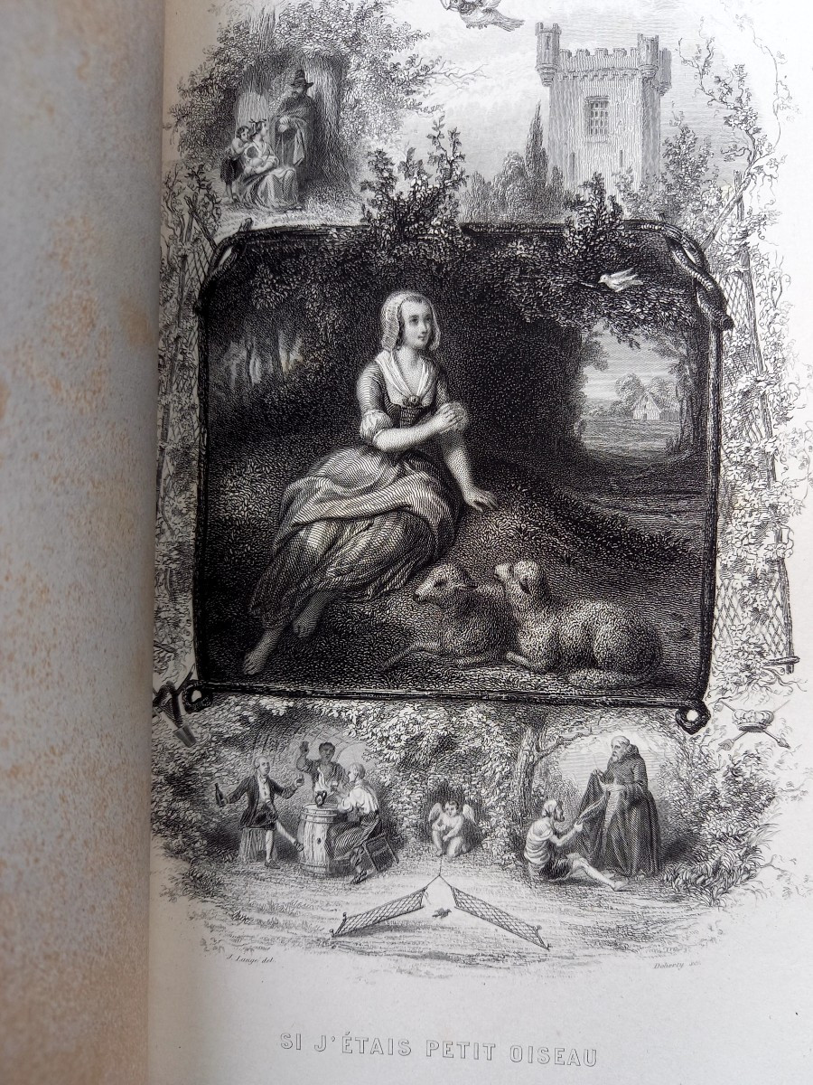 Bérenger. Complete Works In Two Volumes. 1847-photo-3