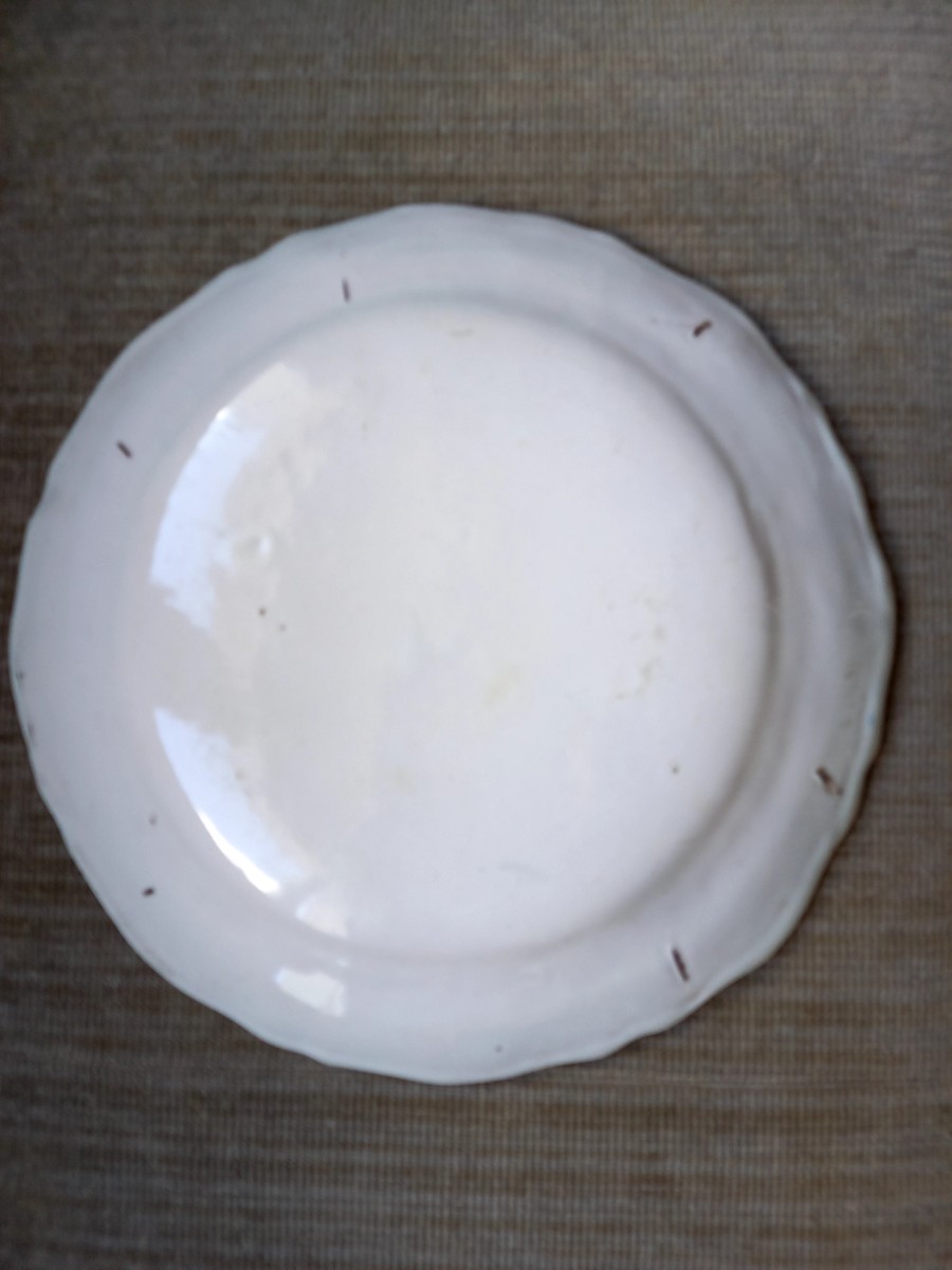 Plate In Faience De Moustiers XVIIIe-photo-4