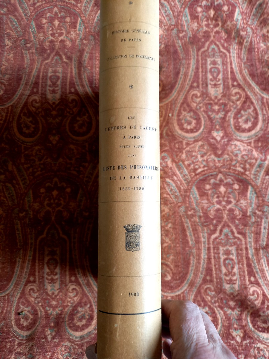 Franz Funck-brentano. 1903. Les Lettres De Cachet à Paris-photo-2