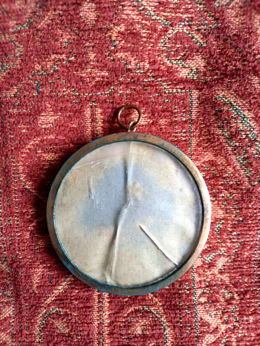 Circa 1790 Miniature Depicting A Young Officer Of The National Guard-photo-4