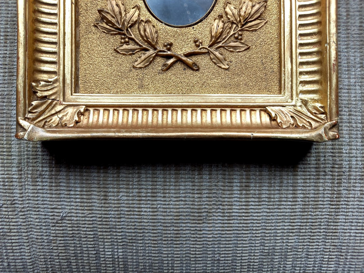 About 1840. Miniature Portrait Of A High School Student-photo-2