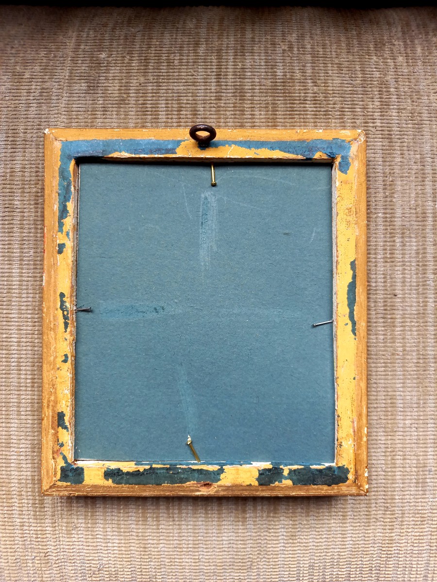 About 1840. Miniature Portrait Of A High School Student-photo-3