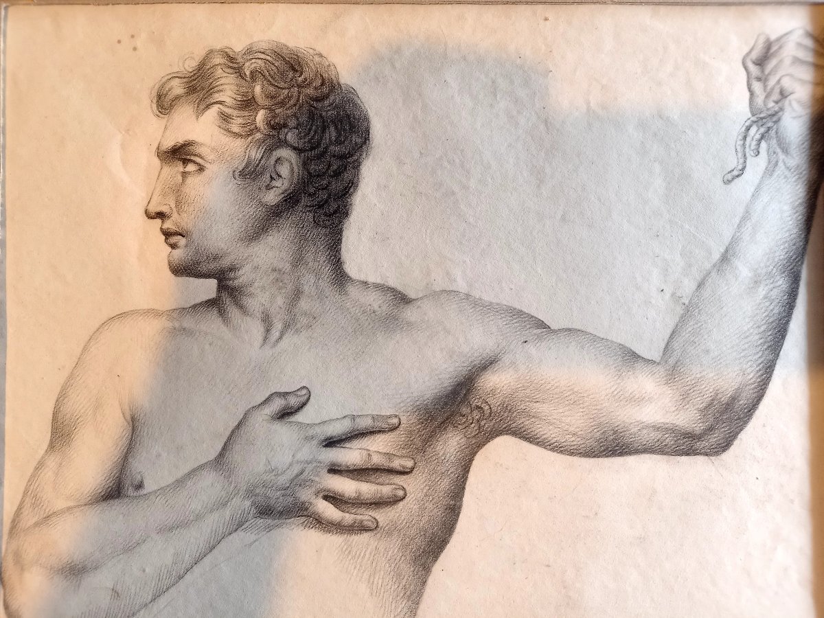 Académie d'homme début XIXe -photo-3