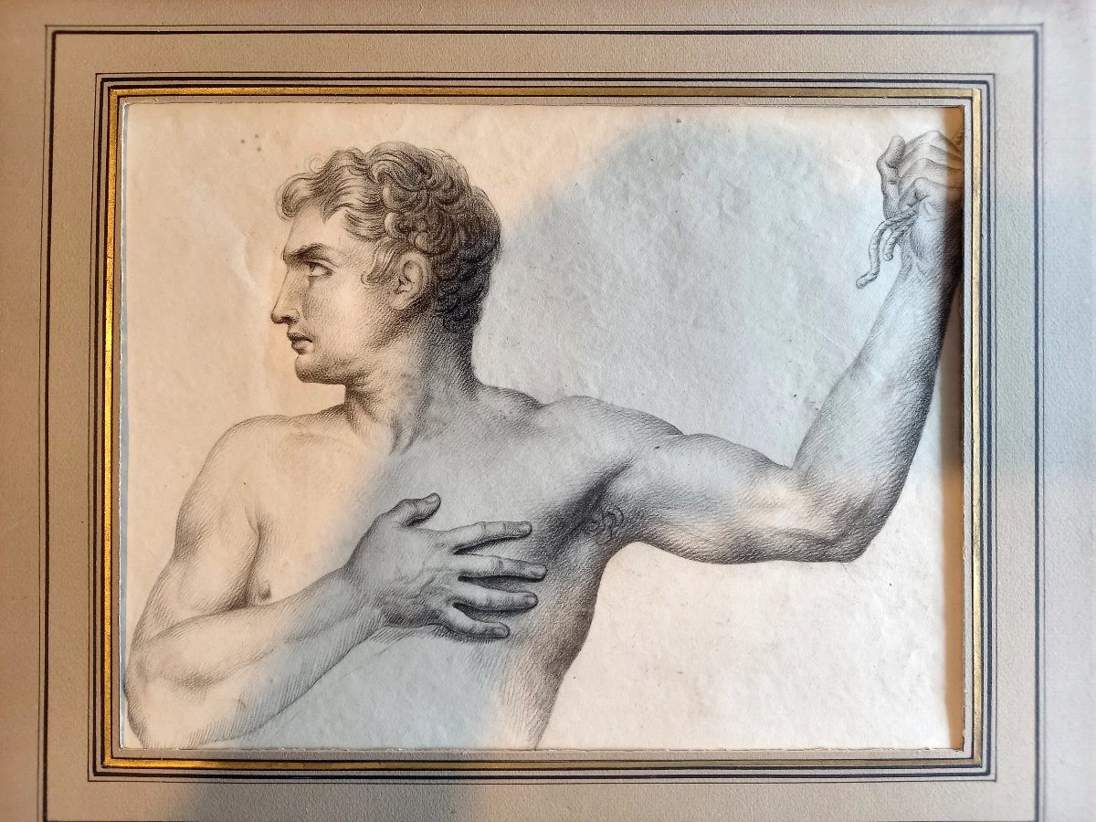 Académie d'homme début XIXe 