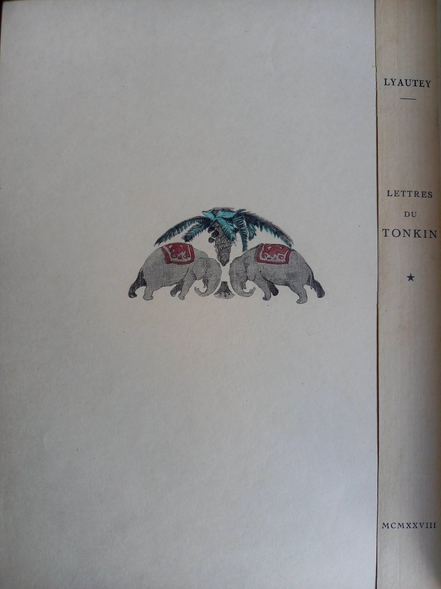 1928. Letters From Tonkin . Illustrated By Jean Bouchaud . 2 Volumes .-photo-8