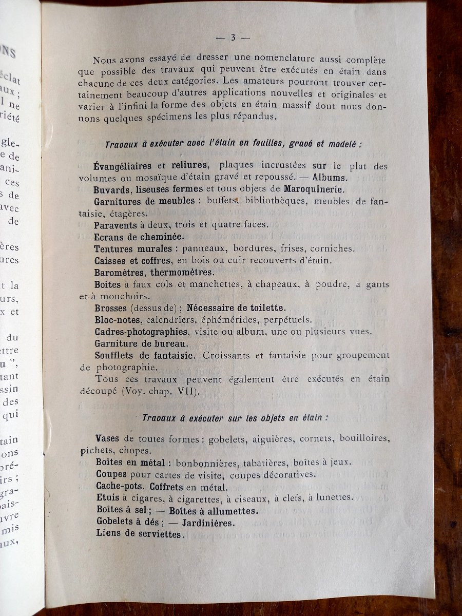 Vers 1900 . Maison Lefranc & Bourgeois.  Nécessaire de gravure sur etain-photo-7
