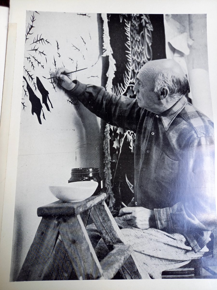 catalogue Jean Lurcat Nice 1968 et documents,  lettre de son épouse -photo-2