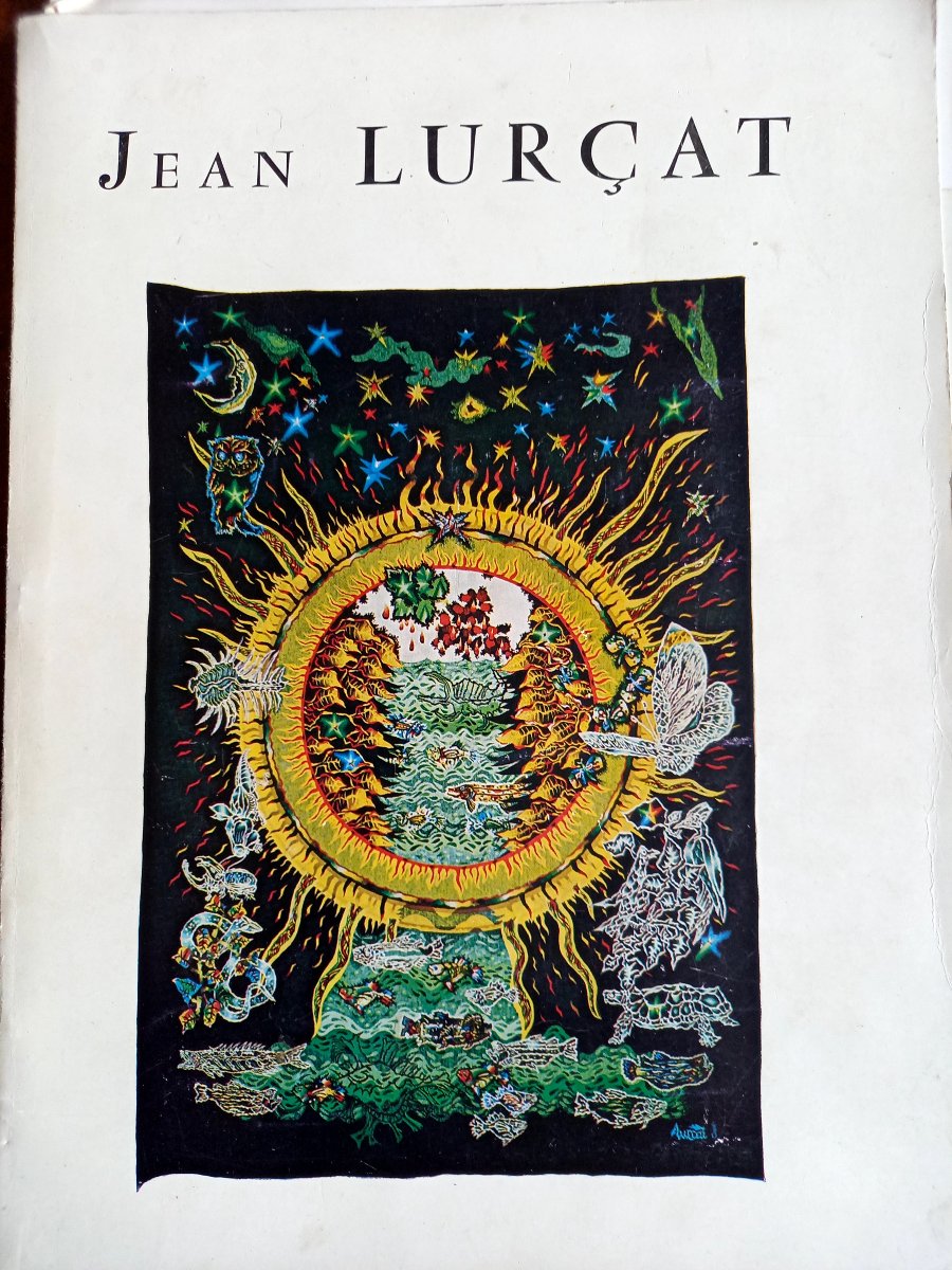 catalogue Jean Lurcat Nice 1968 et documents,  lettre de son épouse 