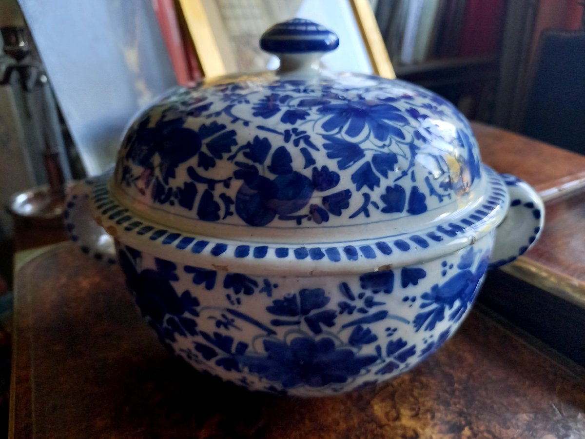 Delft XVIIIE.  Pot à posset-photo-5