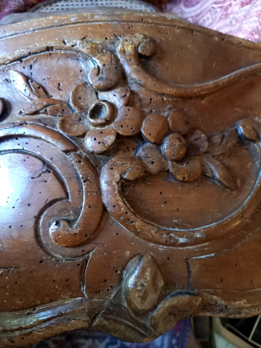 XVIIIE siècle. Chaise de commodité Louis XV-photo-4