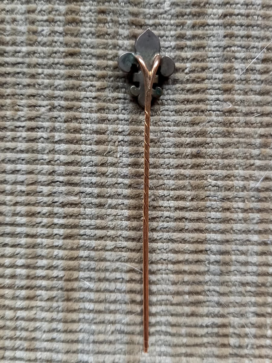 Late 19th-century Tie Pin. Fleur-de-lis -photo-3