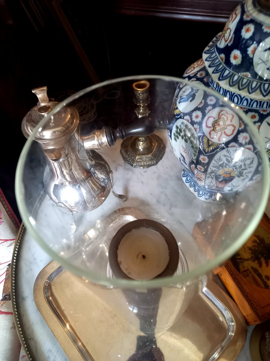 Around 1970. Blown-glass Candleholder -photo-3