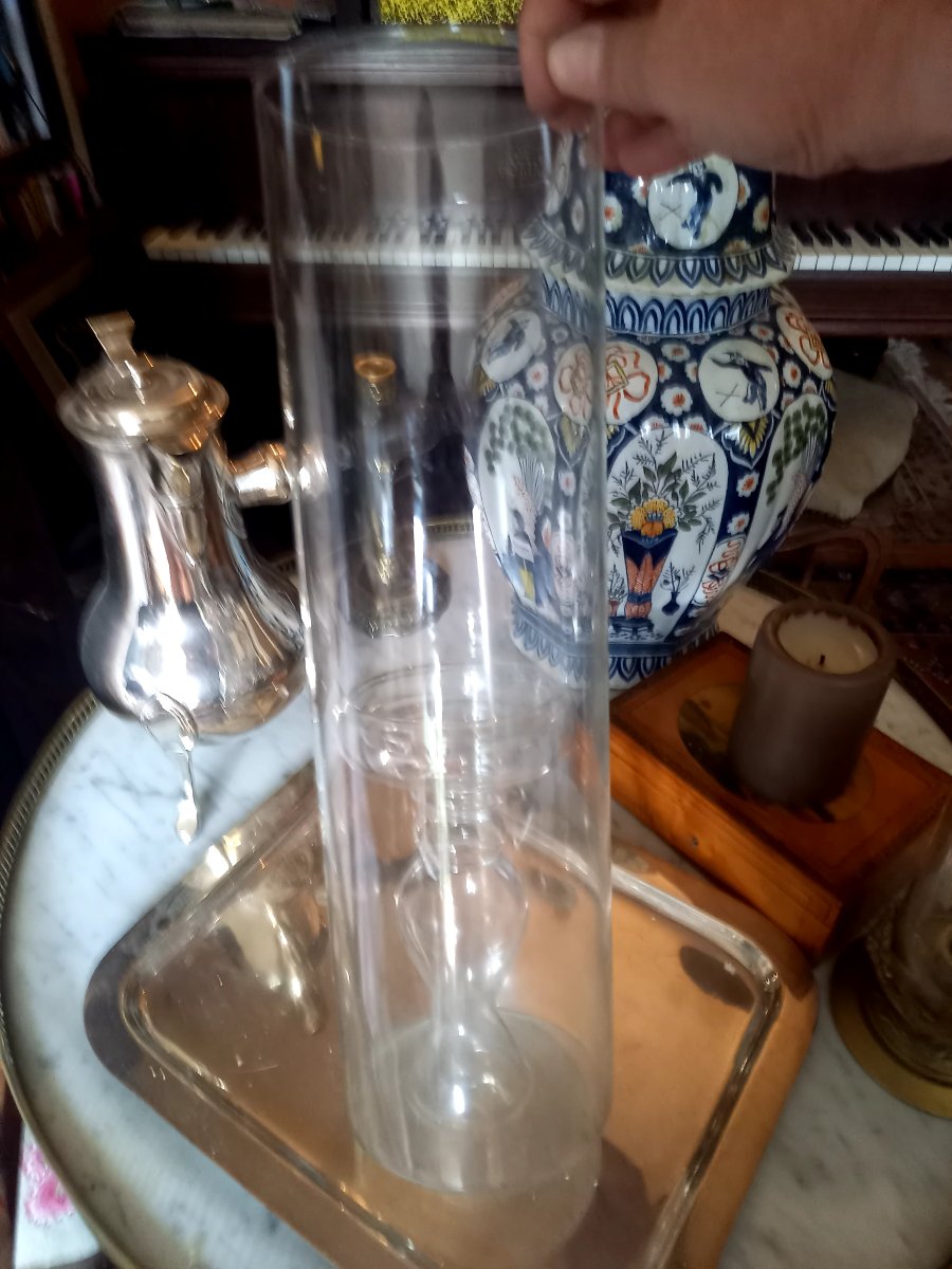 Around 1970. Blown-glass Candleholder -photo-1