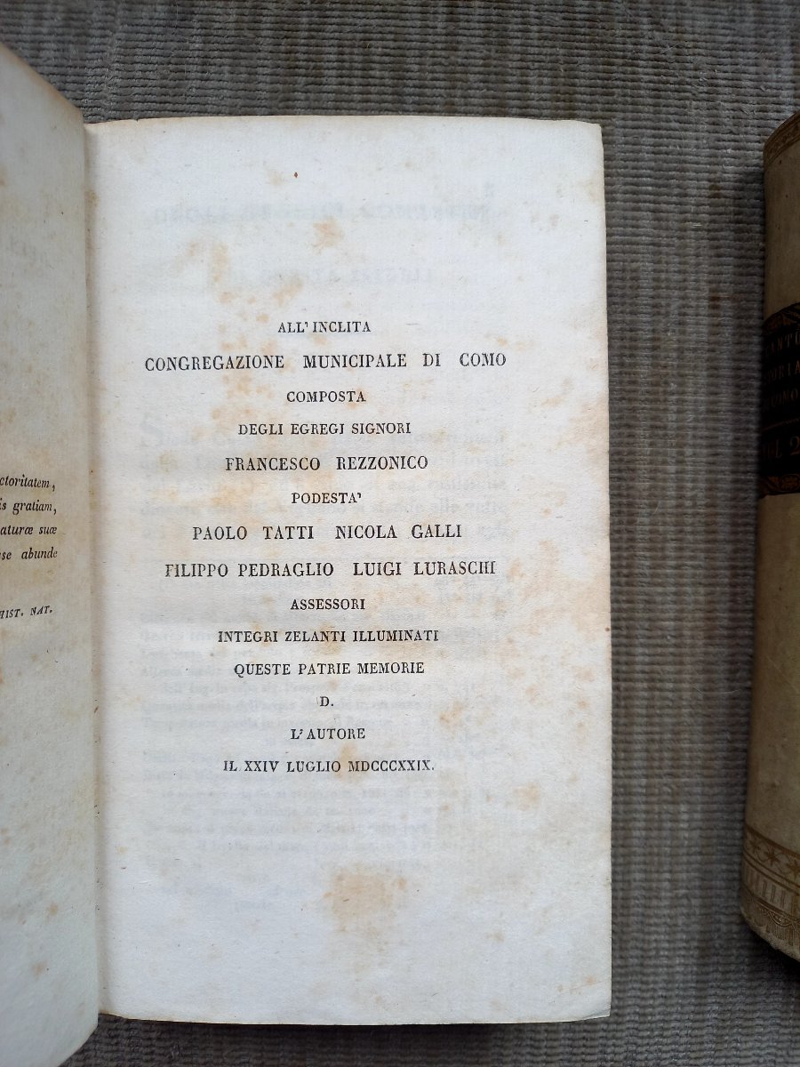 Cesare Cantu. *history Of Como*. Two Volumes.  First Edition -photo-4