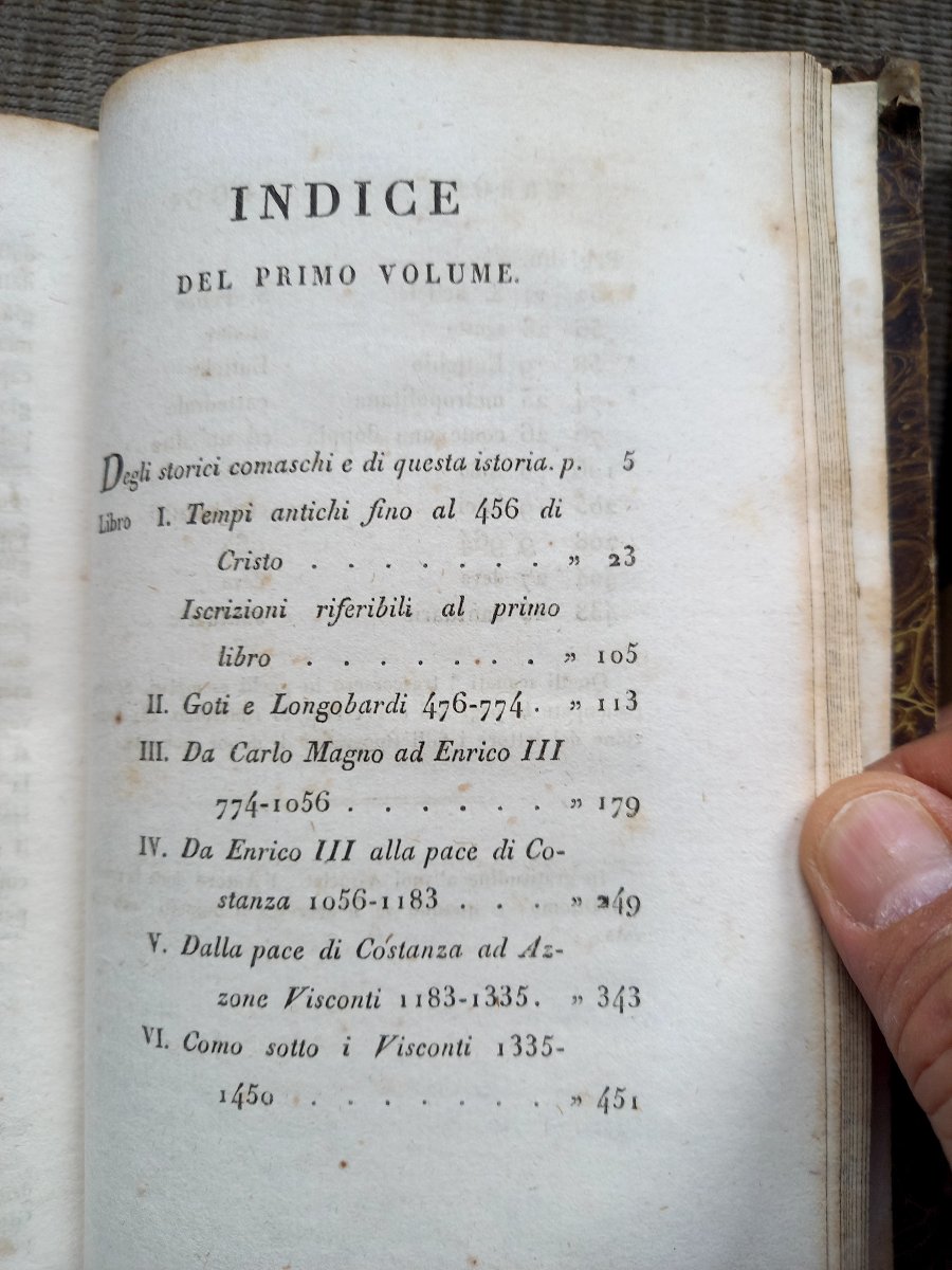Cesare Cantu. *history Of Como*. Two Volumes.  First Edition -photo-2