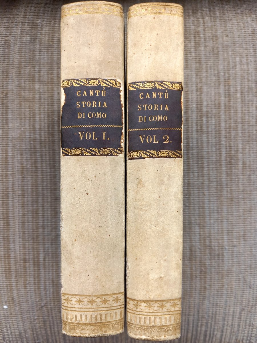 Cesare Cantu. *history Of Como*. Two Volumes.  First Edition 