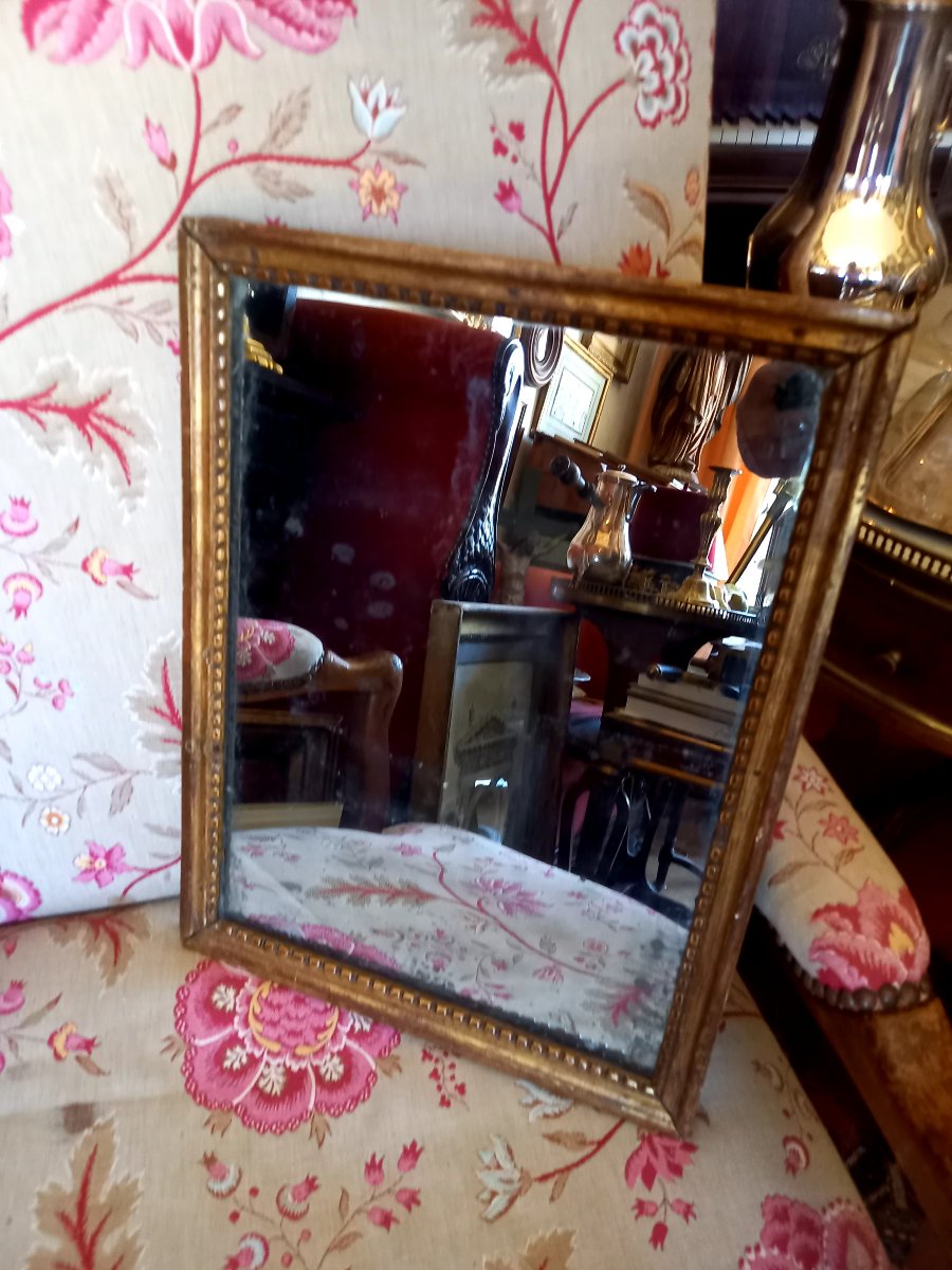 Petit miroir fin XVIIIE 