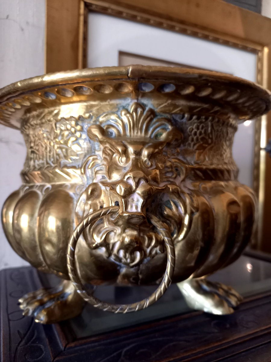 Gold-plated Brass Ice Bucket -photo-2