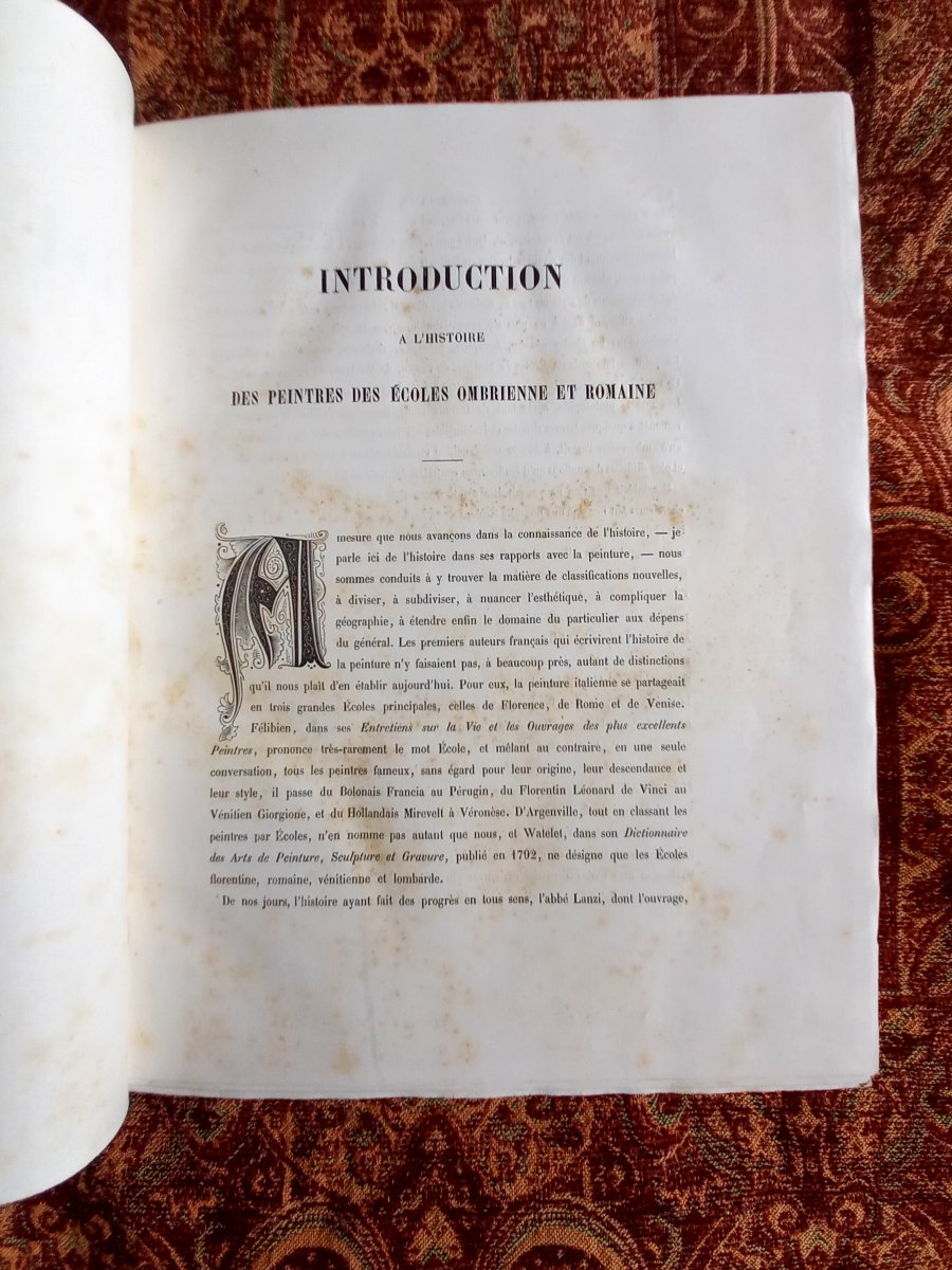 Charles Blanc. Deux volumes in-folio de L'histoire des peintres de toutes les écoles.  Italie -photo-4