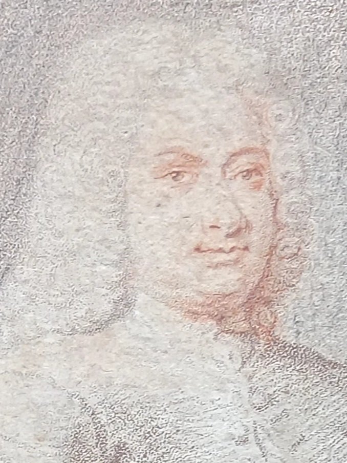 Circa 1720/1730. Red Chalk Drawing. Portrait Of Jean Bernoulli, Mathematician -photo-3