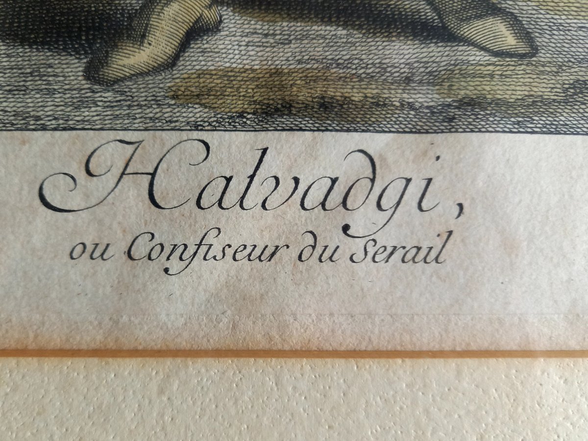 Two Color Engravings Taken From Mr. De Ferriol's Collection On The Peoples Of The Levant -photo-4
