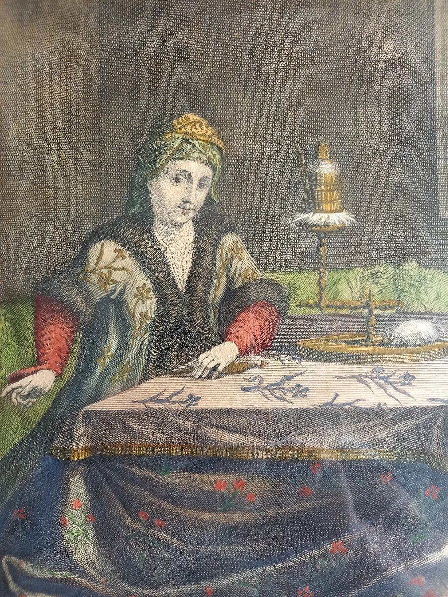 Two Color Engravings Taken From Mr. De Ferriol's Collection On The Peoples Of The Levant -photo-4