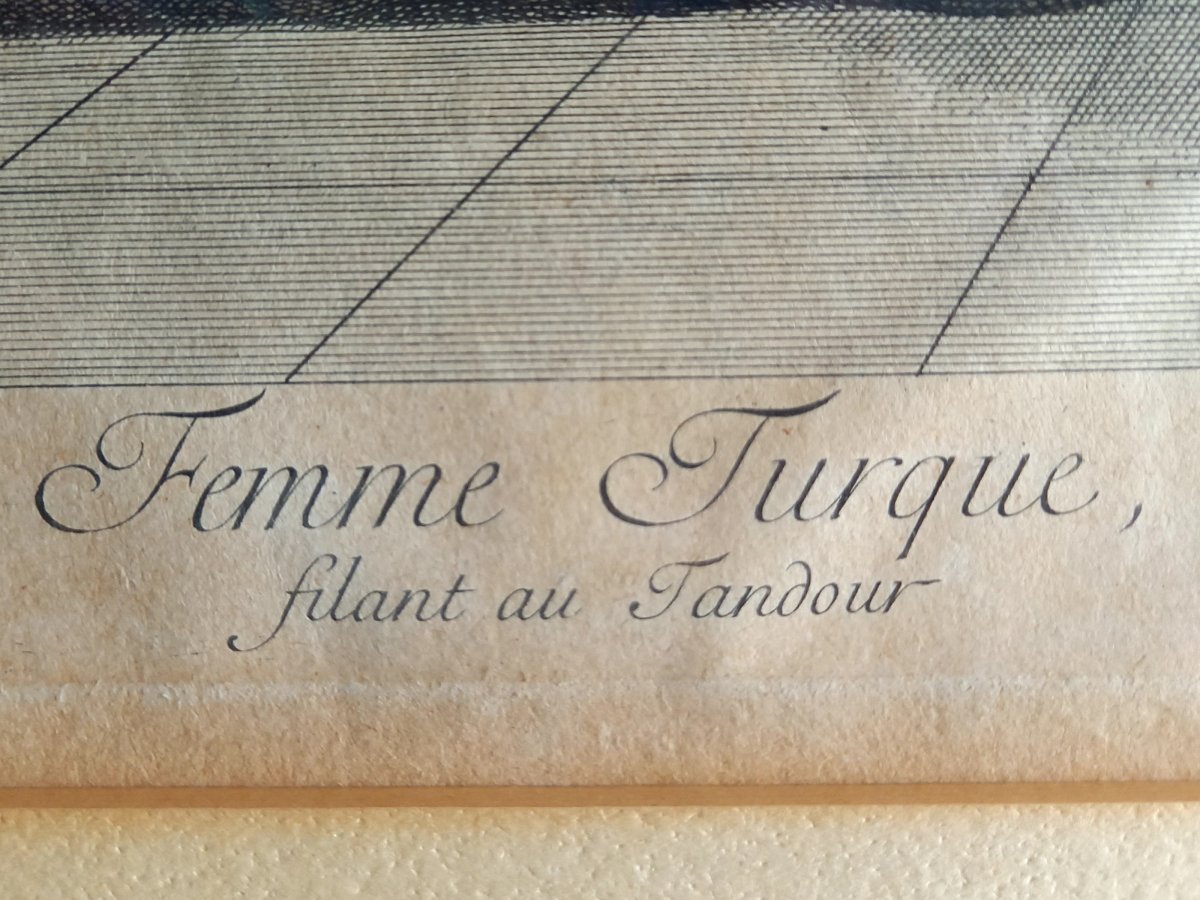 Two Color Engravings Taken From Mr. De Ferriol's Collection On The Peoples Of The Levant -photo-5