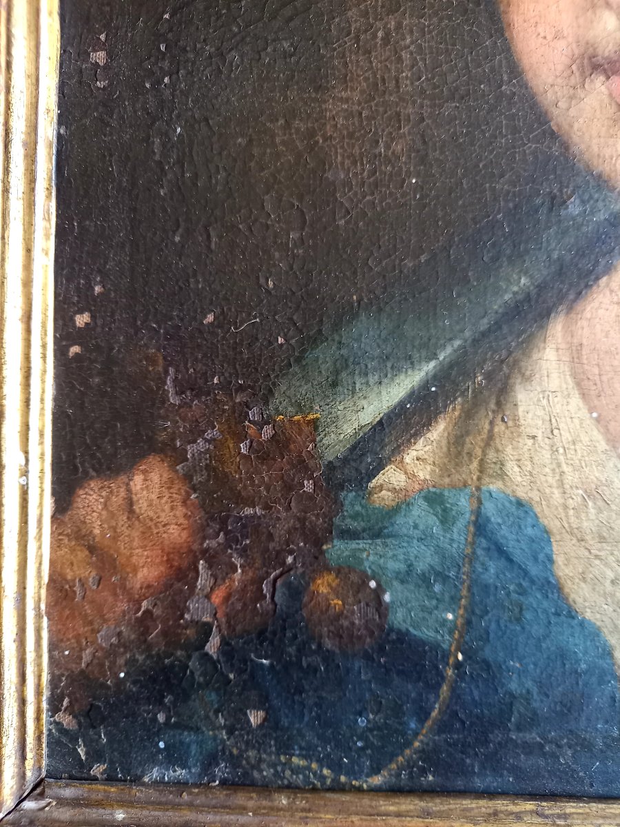 17th Century. Portrait Of A Child As The Triumphant David -photo-4
