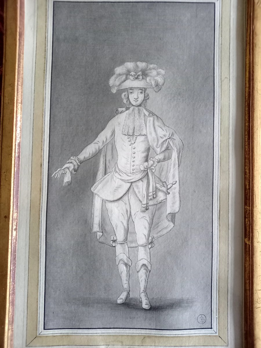 XVIIIE Siècle. France.  Costume de réception dans l'ordre de Saint Lazare de Jérusalem. -photo-2