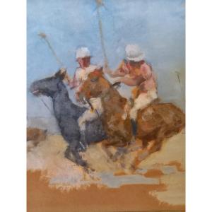 Les Joueurs De Polo Par Edmund Pick-morino 