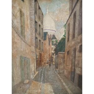 Rue Sainte Rustique In Montmartre 