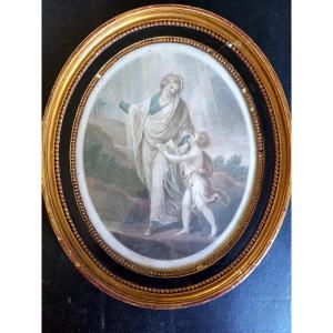 Gravure XVIIIE par Bartolozzi ,  d'après J.B. Cipriani