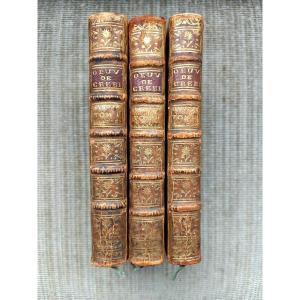 1749 Edition: The Work Of Mr. De Crebillon, Father, In Three Volumes  