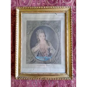 Louis Marin . 1777. The pleasure of éducation. Cadre fin XVIIIE