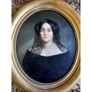 Circle Of Georges Sand, Portrait Of A Woman Circa 1860