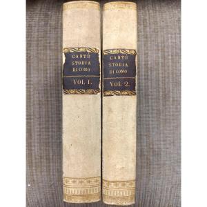 Cesare Cantu. *history Of Como*. Two Volumes. First Edition